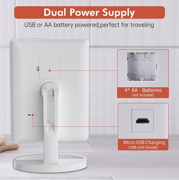 Lighted Adjustable Vanity Mirror - Picture 7 of 7